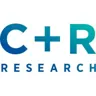 C R Research logo
