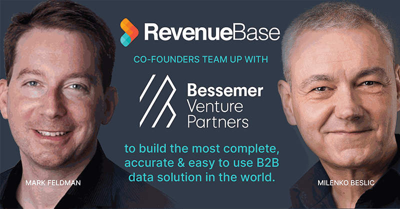 RevenueBase Secures $6M in Seed Funding to Revolutionize B2B Data Solutions for Sales and Marketing Teams